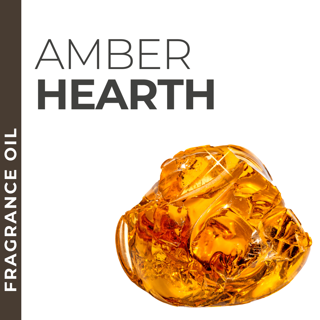 Amber Hearth fragrance sample, rich amber scent for private label skincare and haircare products