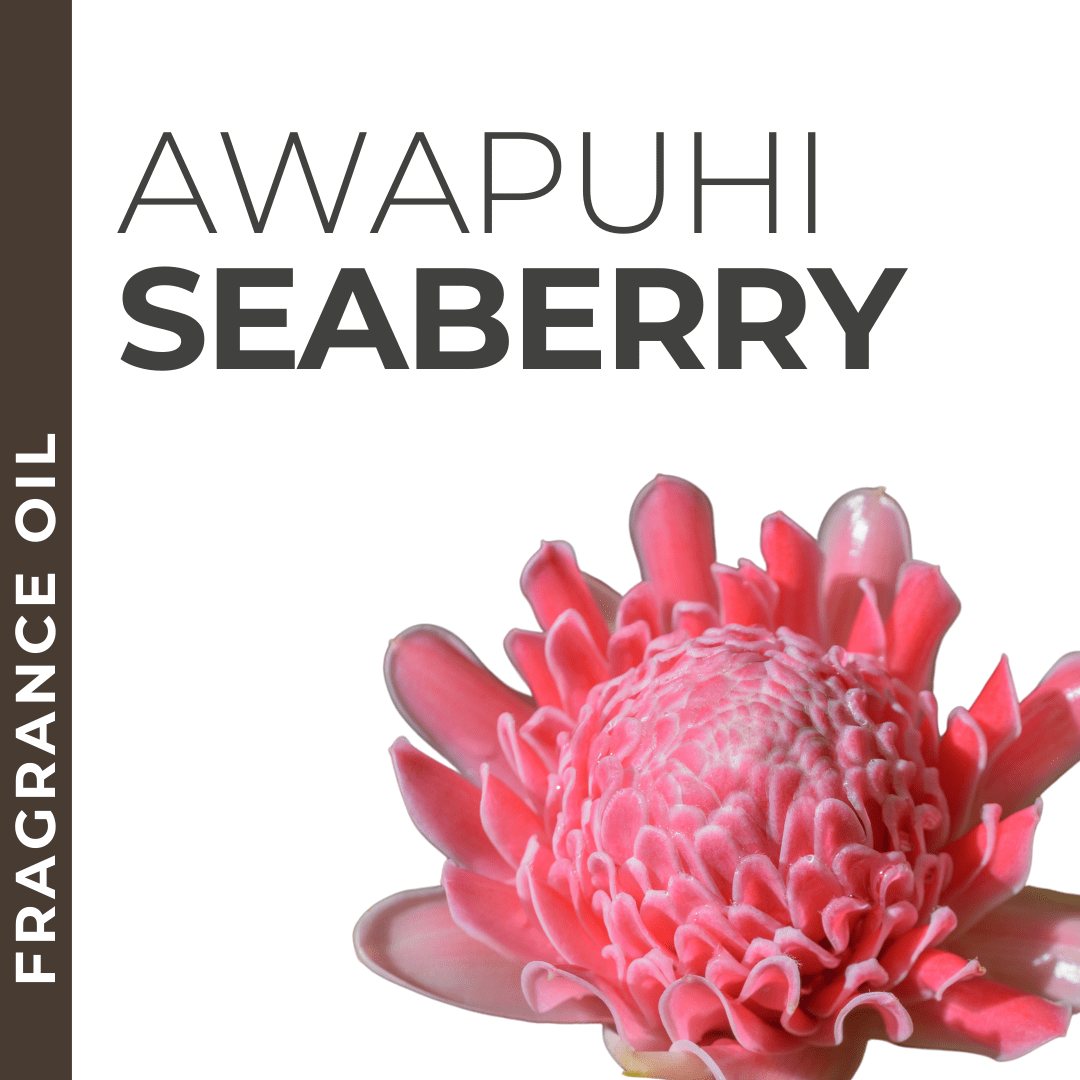 Awapuhi Seaberry fragrance sample, tropical and fresh scent for private label formulations