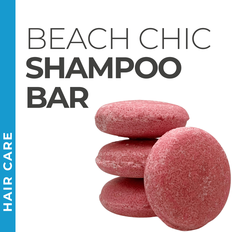 Pravada Private Label Beach Chic Shampoo Bar samples, beachy shampoo bar for nourished, clean hair.