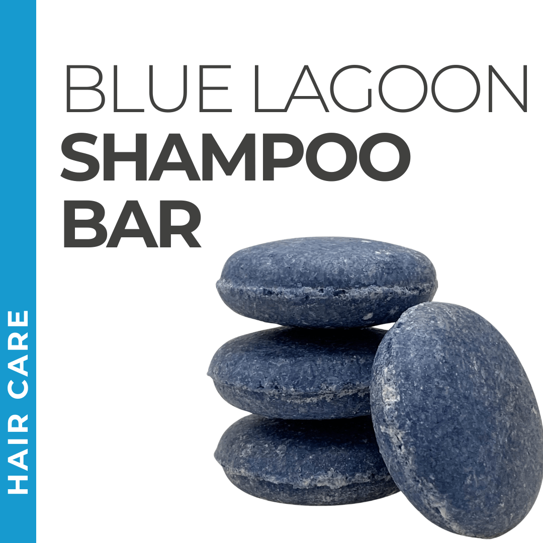 Pravada Private Label Blue Lagoon Shampoo Bar samples, refreshing shampoo bar for a hydrated scalp.