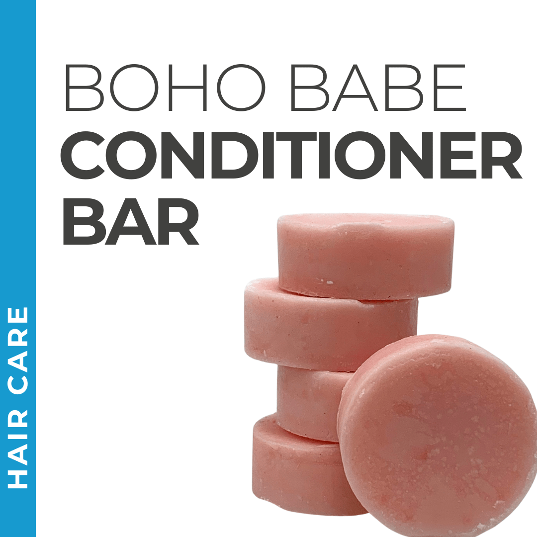 Pravada Private Label Boho Babe Conditioner Bar samples, nourishing conditioner bar with boho-inspired ingredients.