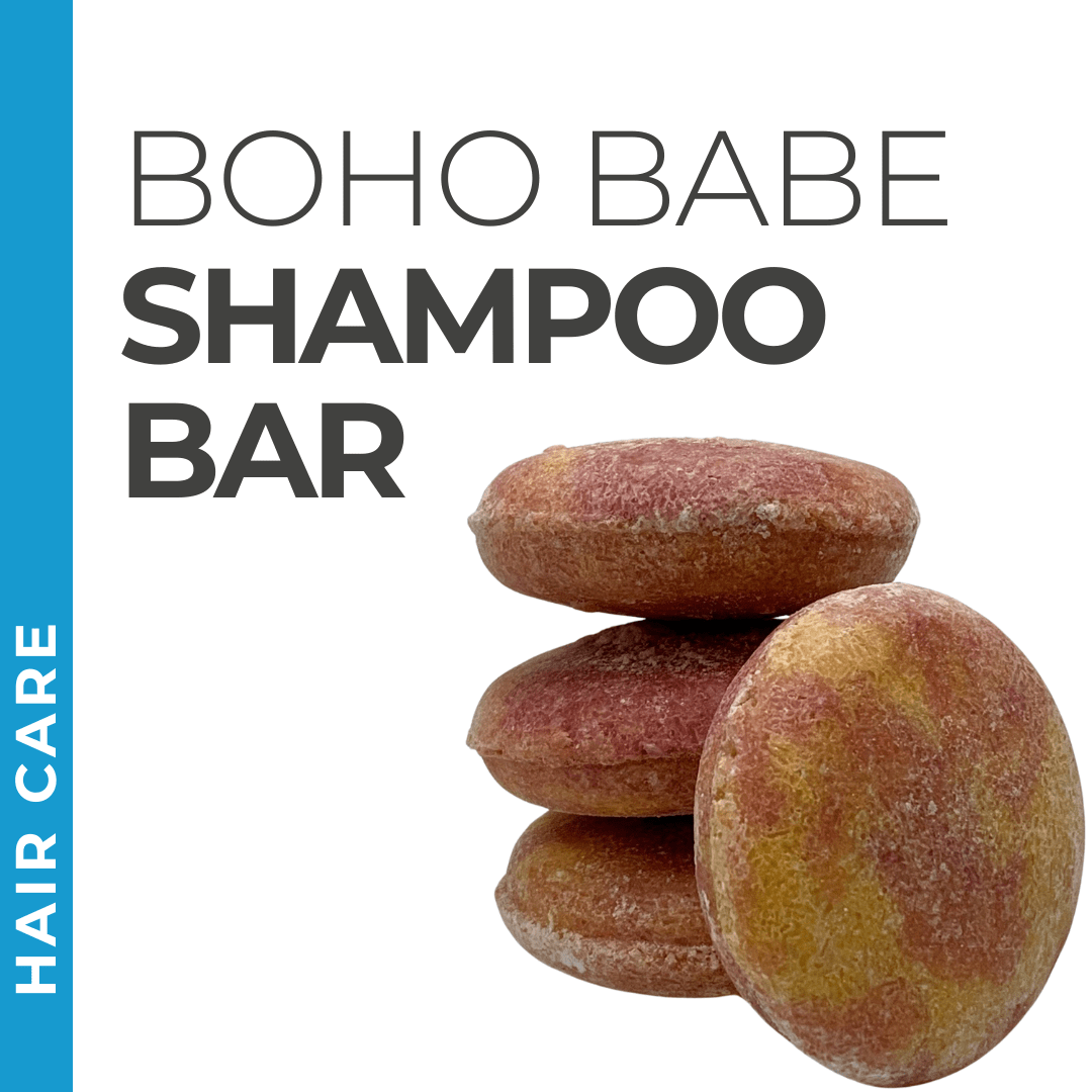 Pravada Private Label Boho Babe Shampoo Bar samples, gentle shampoo bar for free-spirited, clean hair.