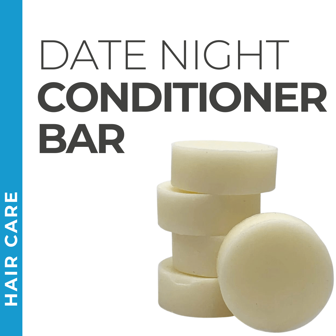 Pravada Private Label Date Night Conditioner Bar samples, romantic conditioner bar for smooth, touchable hair.