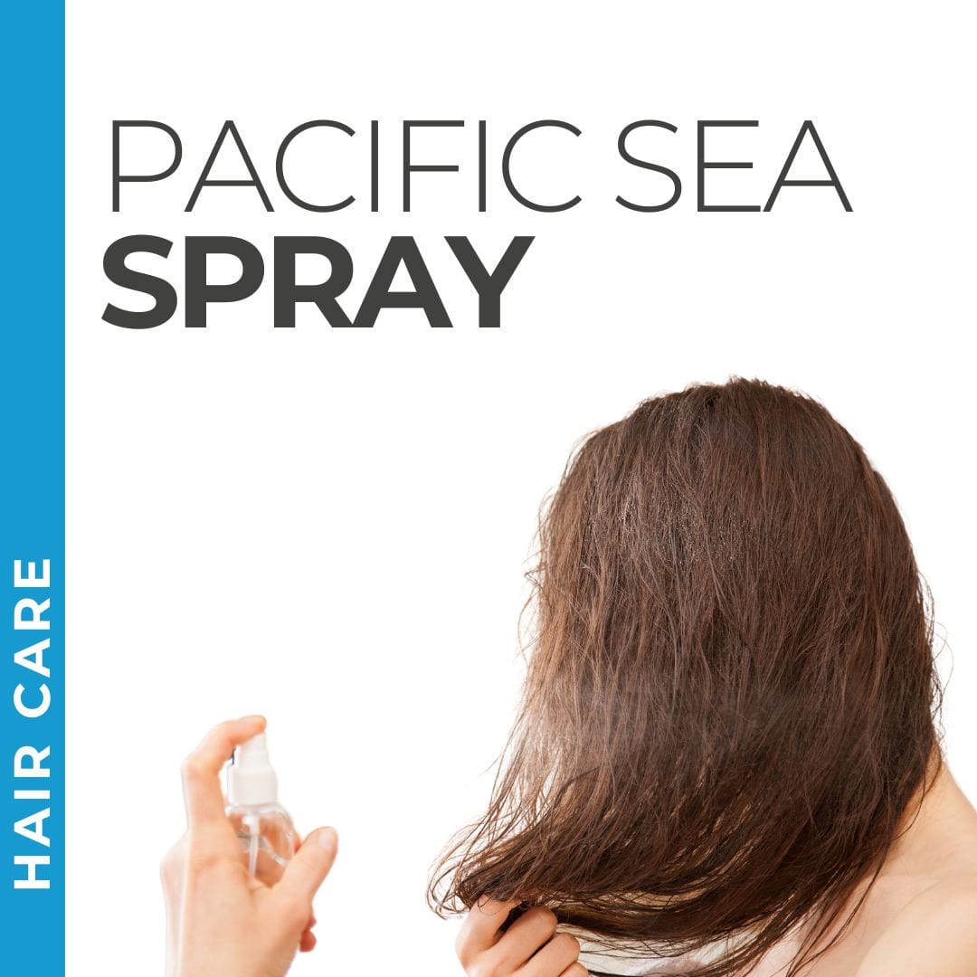 Pravada Private Label Pacific Sea Spray samples, sea salt spray for beachy, textured waves.