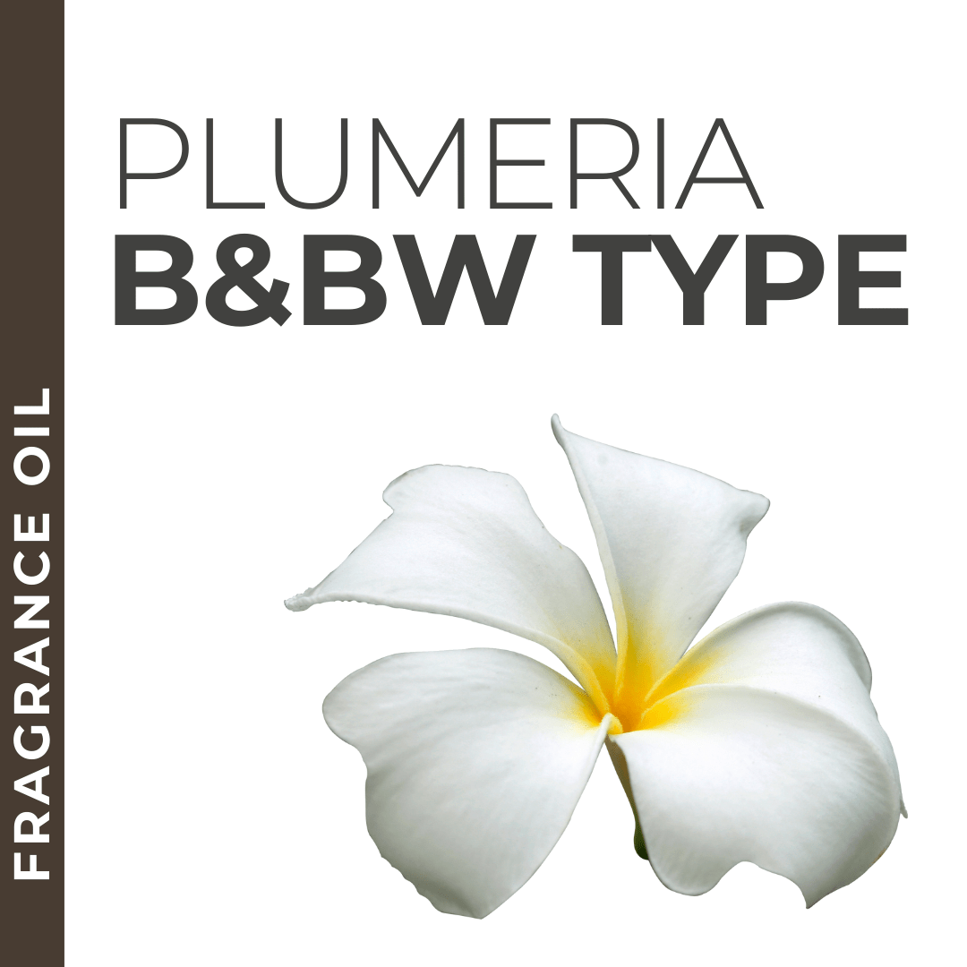 Plumeria fragrance sample, tropical floral B&BW-inspired scent for private label products