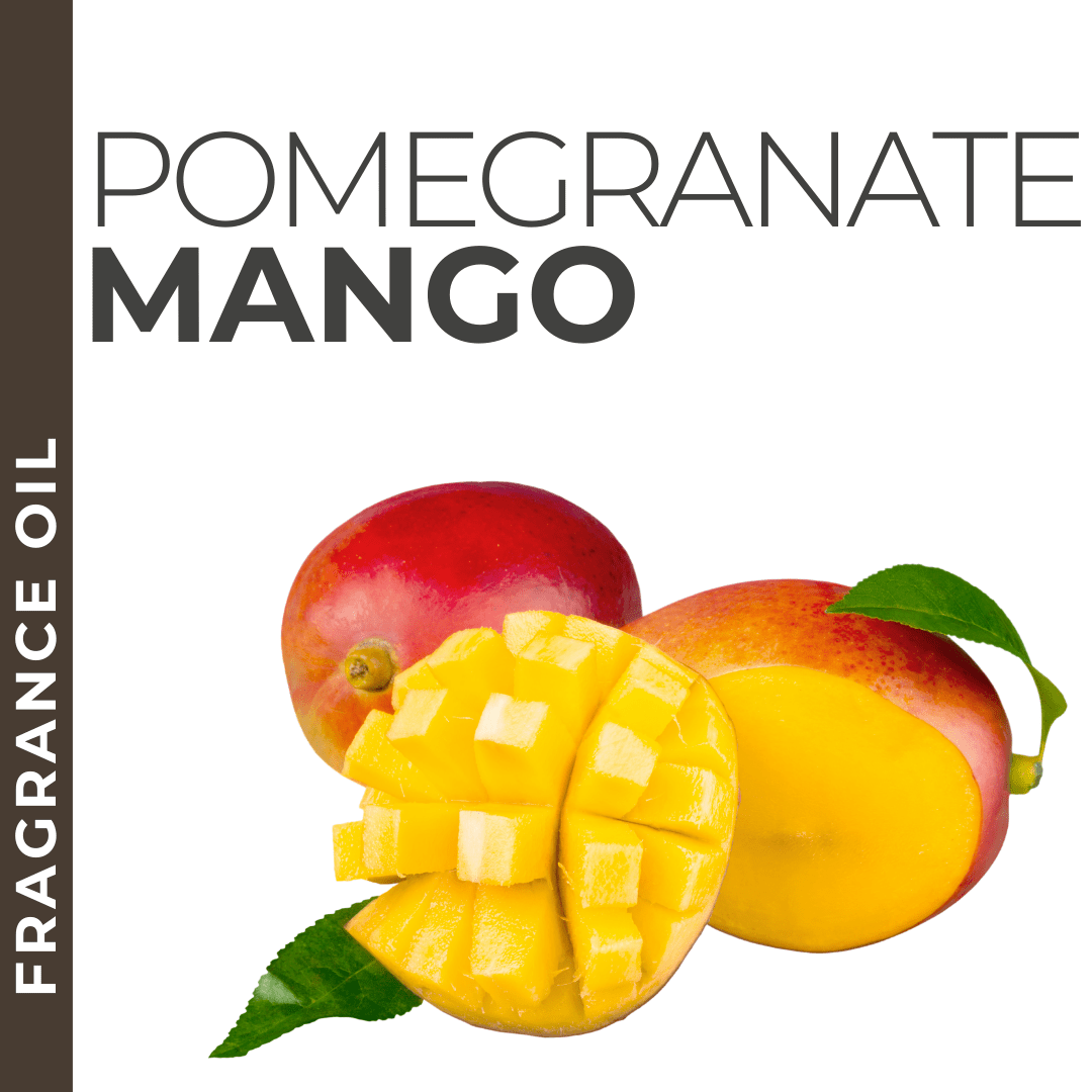 Pomegranate mango fragrance sample, tropical and fruity scent for private label skincare and body care