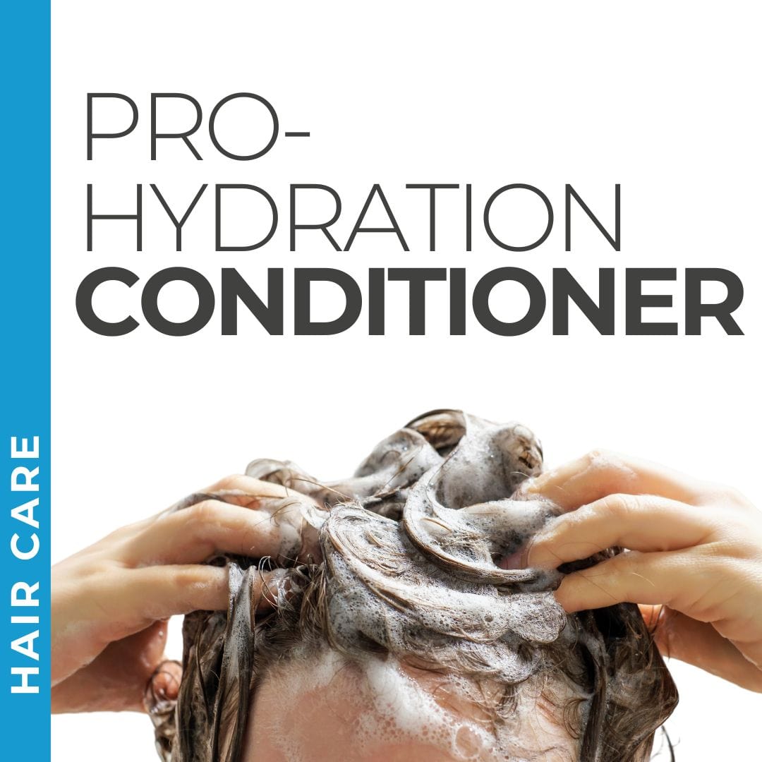 Pravada Private Label Pro-Hydration Conditioner samples, ultra-hydrating conditioner for silky, manageable hair.