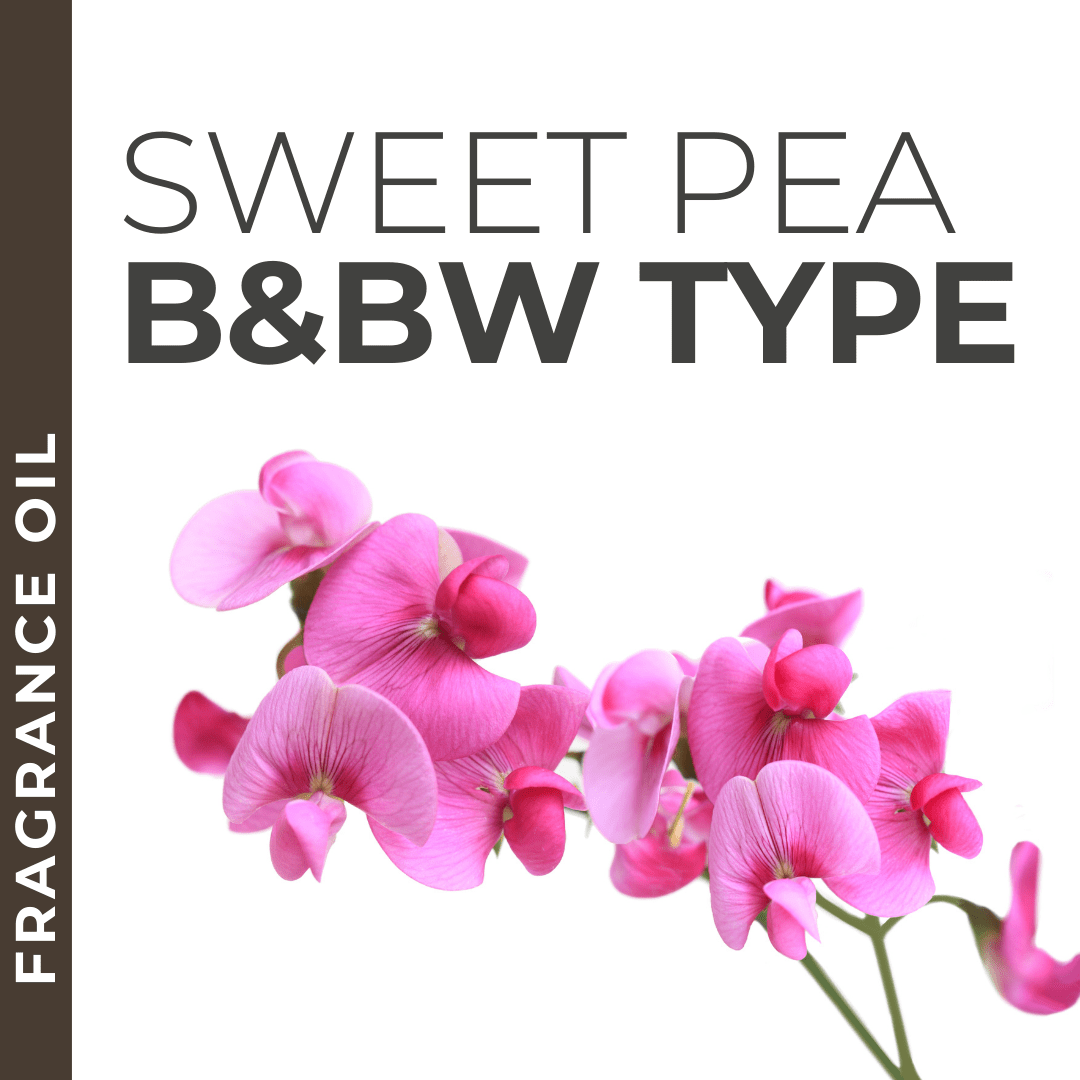 Sweet pea fragrance sample, B&BW-inspired floral and fresh scent for private label body care