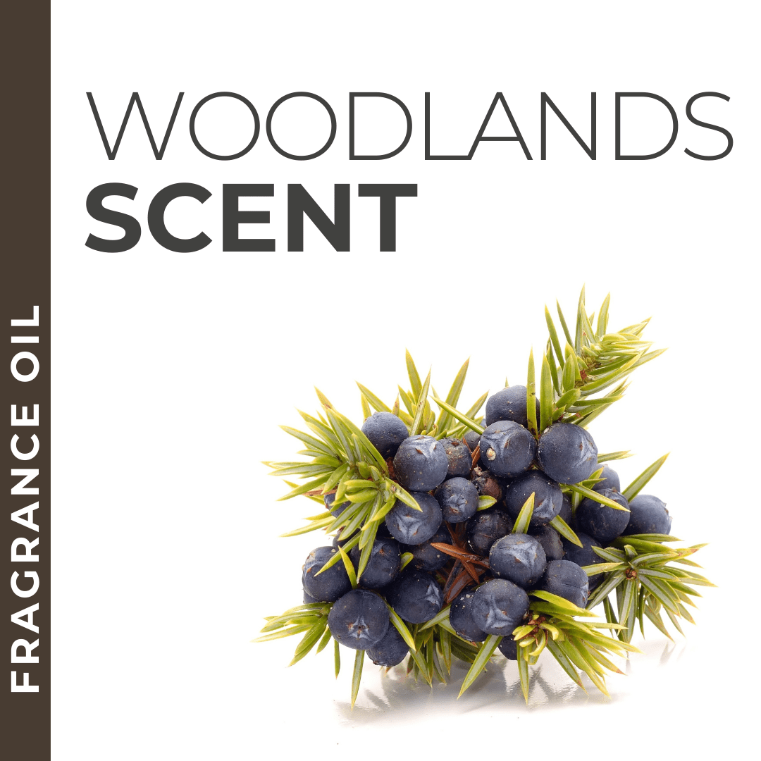 Woodlands fragrance sample, earthy and forest-like aroma for private label beauty and body care