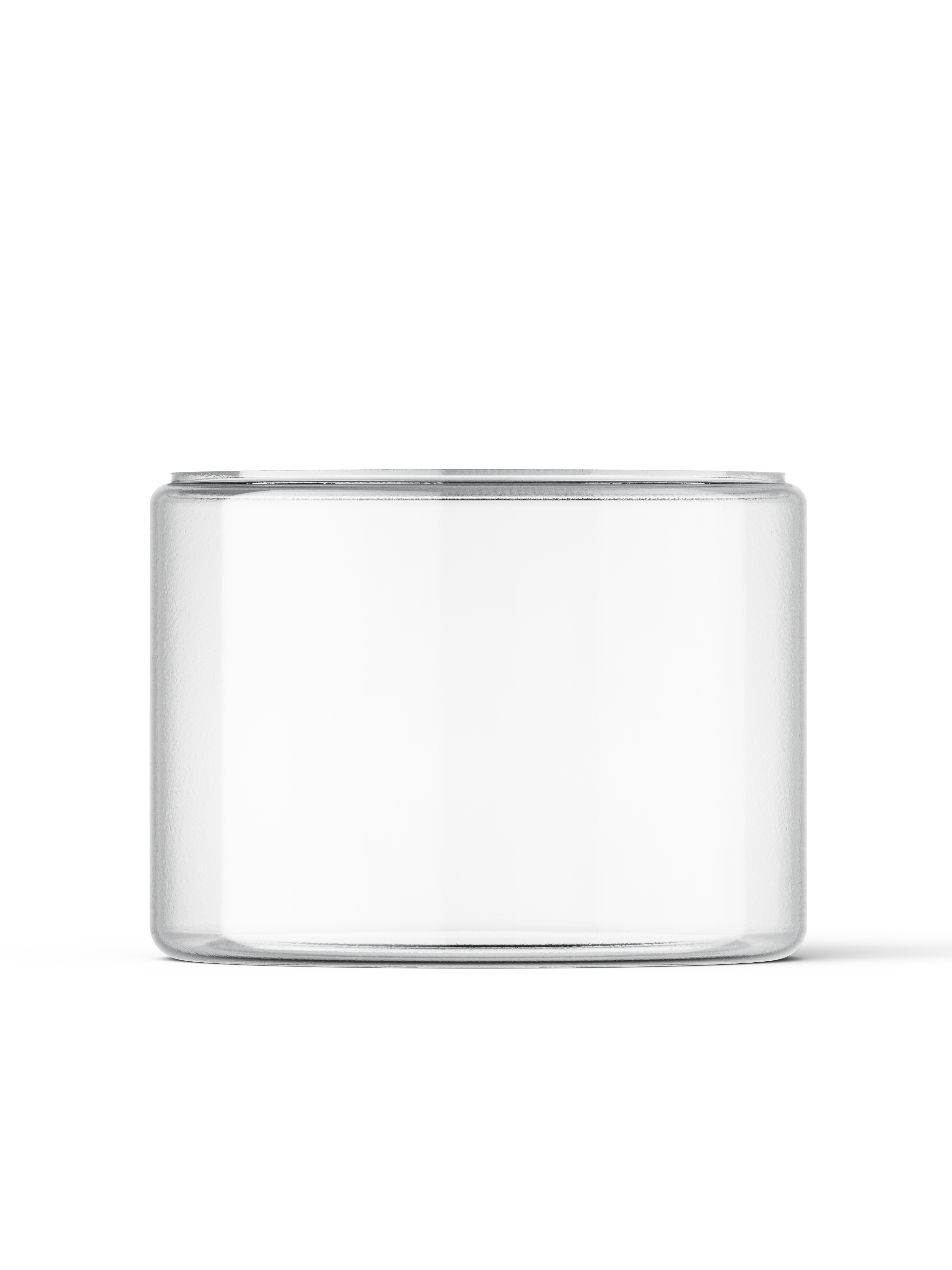 Pravada private Label Double Wall Clear Plastic Jar - Samples