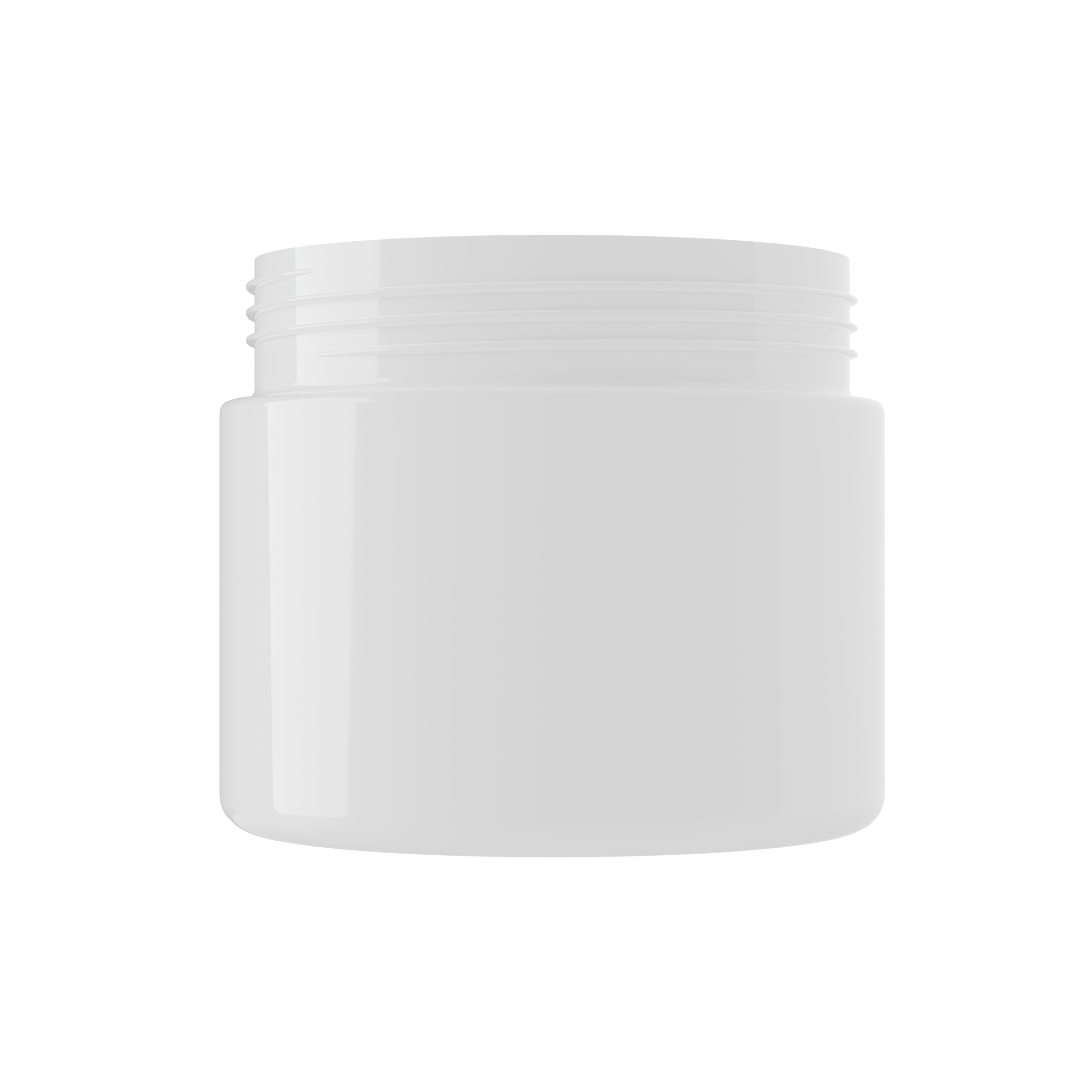 Pravada private Label Double Wall White Plastic Jar - Samples